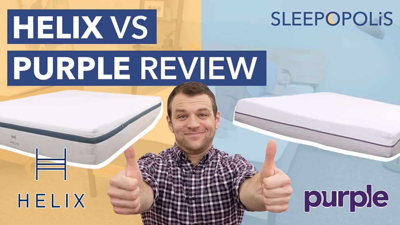 helix mattress v purple mattress reviews