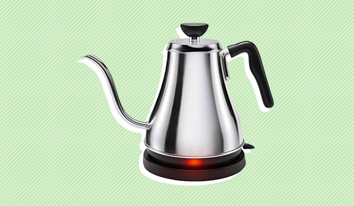 Electric Gooseneck Kettle (Birch White)