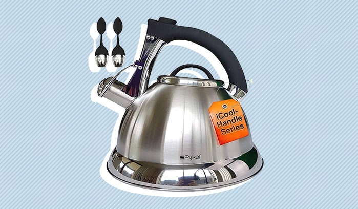 Whistling Tea Kettle with ICool Handle by Pykal