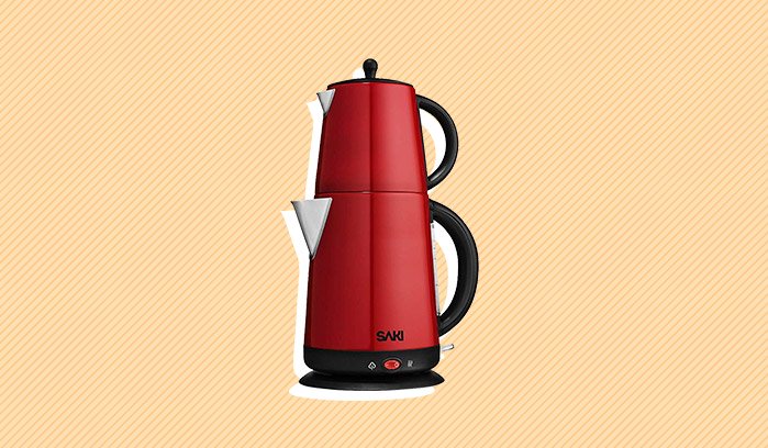 Saki Tea Maker - 1.7 L, Electric Kettle with Tea Infuser Teapot  Saki Tea  Maker - 1.7 L, Electric Kettle with Tea Infuser Teapot. صانعة شاي من ساكي -  1.7 لتر ،