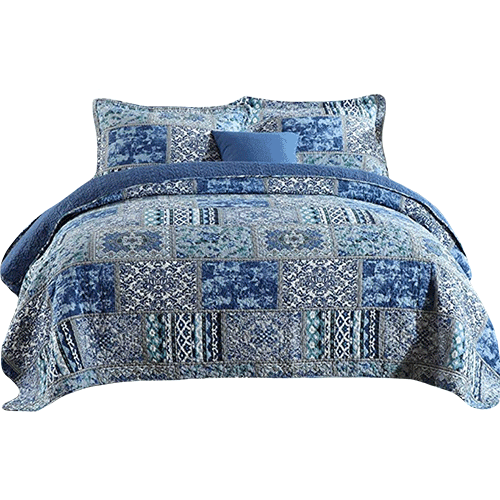 NEWLAKE Cotton Bedspread Quilt Set