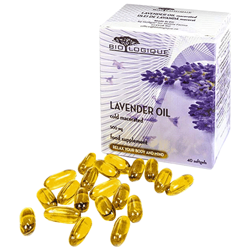 BIOLOGIQUE Lavender Pure Oil 500mg Capsules