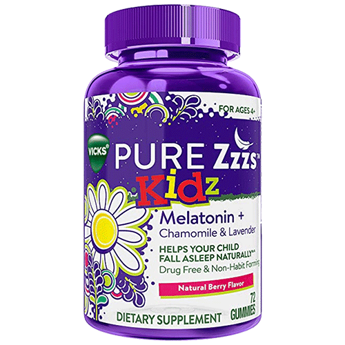ZzzQuil Pure Zzzs Kidz Melatonin Sleep Aid Gummies