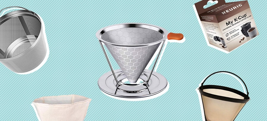 Fill & Brew Reusable Coffee Filter Basket for Most Mr. Coffee, Black &  Decker Plastic Makers