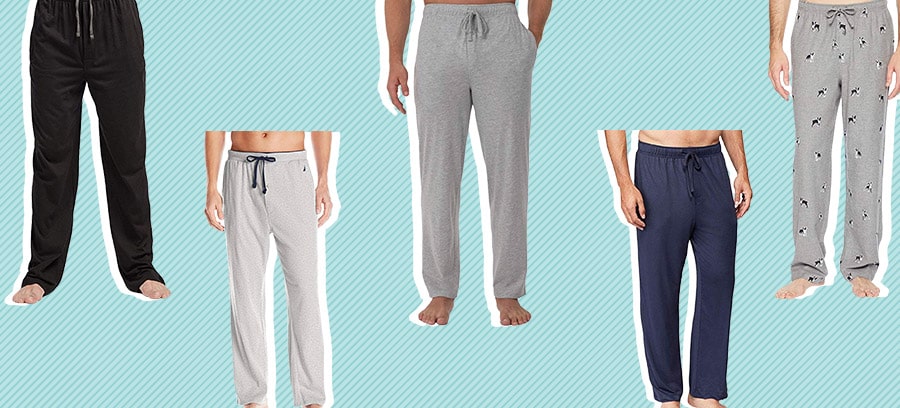 Agnes Urban Mens Pajama Pants Soft Comfy Lounge Sleep Pant with Pockets Drawstring Jersey Joggers Sleeping pj Pants for Men 