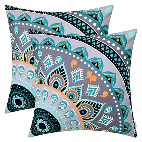 CaliTime Canvas Throw Pillow Covers