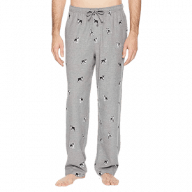 JINSHI Mens Pajama Pant Lounge Pants Sleepwear Pants Soft Cotton Plaid Lounge Pants with Pockets 