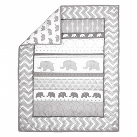 Belle Elephant Walk Jungle Crib Bedding Set