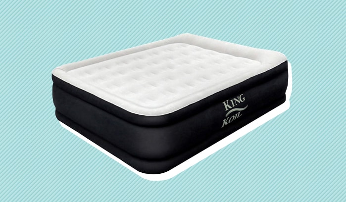 amazon air mattress iking koil queen with internal electric pump