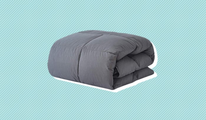 amazon decroom 100 cotton quilted down comforter