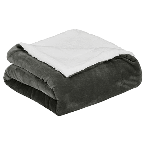 Amazon Basics Soft Micromink Sherpa Blanket