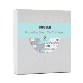 BROLEX Pack ‘n’ Play Playard Sheets