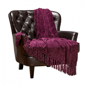 Chanasya Chenille Throw Blanket