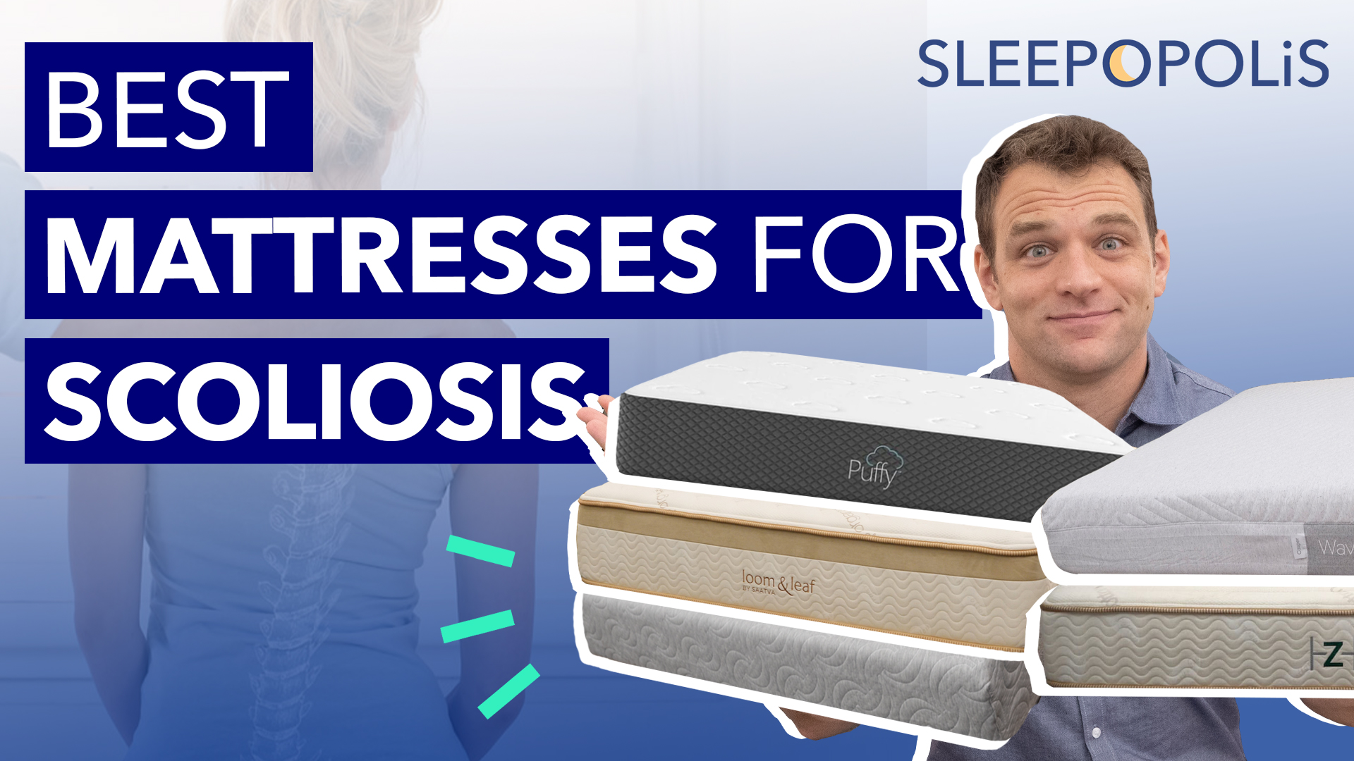 Best Mattresses for Scoliosis According to Our Sleep Experts