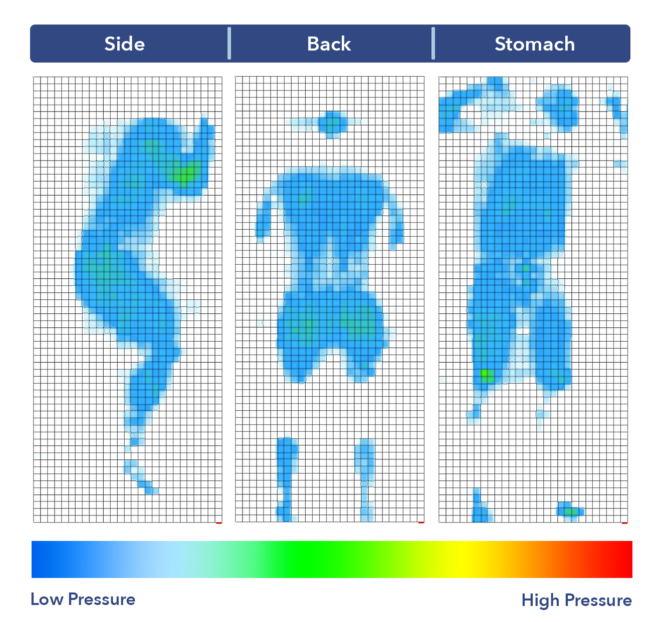 Leesa Studio Pressure Map