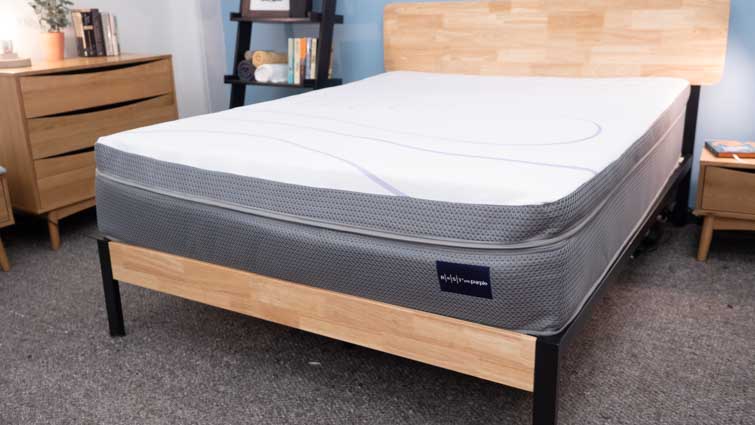 Rest Bed Mattress Purple Grid