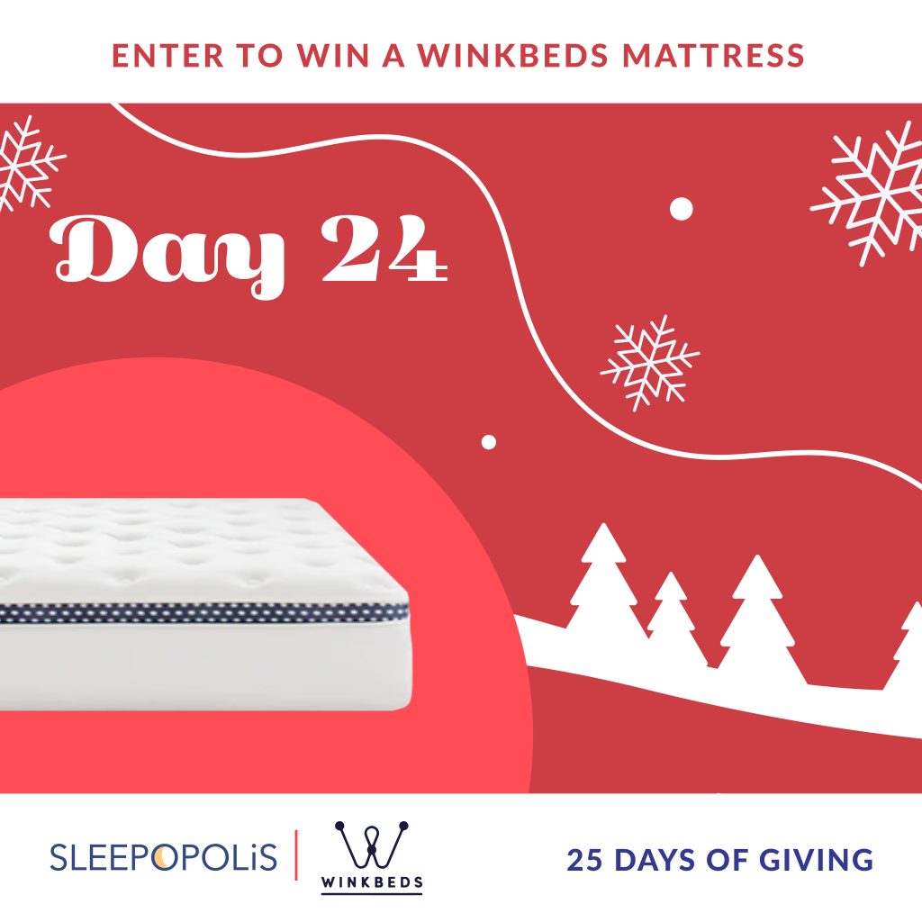 25 Days Of Giving 2022 – WinkBed Mattress Giveaway! | Sleepopolis