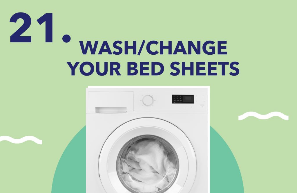 Day21 Wash ChangeYourBedSheets