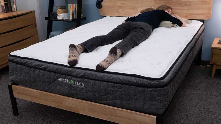 stomach sleeping on the GhostBed Flex