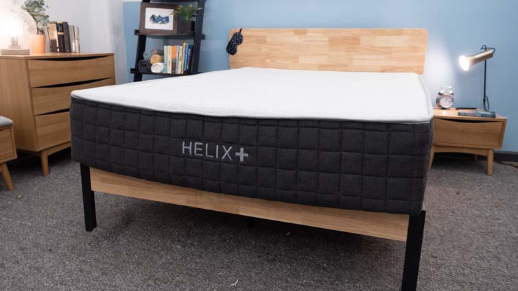 The Helix Plus mattress.