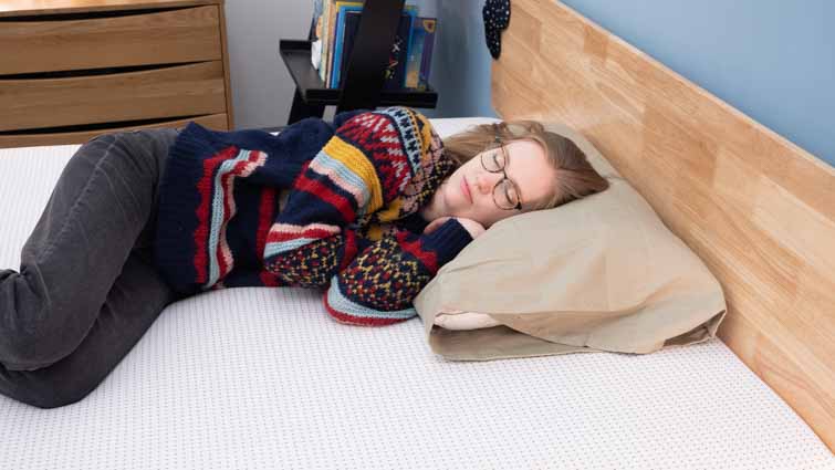 Side sleeping on the Premier Copper mattress