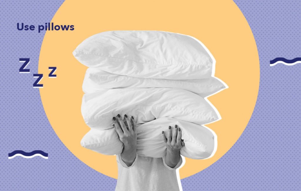 Usepillows TipsForBetterSleepWithLowerBackPain