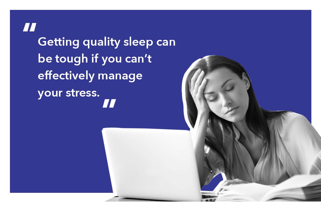 Getting quality sleep can be tough min