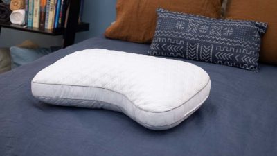 Extra Firm Contour Pillow  Adjustable 4-Layer Memory Foam Pillow