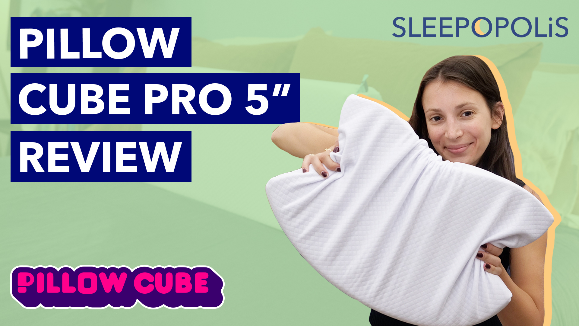  Pillow Cube Side Cube Pro - Most Popular (5”) Bed Pillows for  Sleeping on Your Side, Cooling Memory Foam Pillow Support Head & Neck for  Pain Relief - King, Queen, Twin