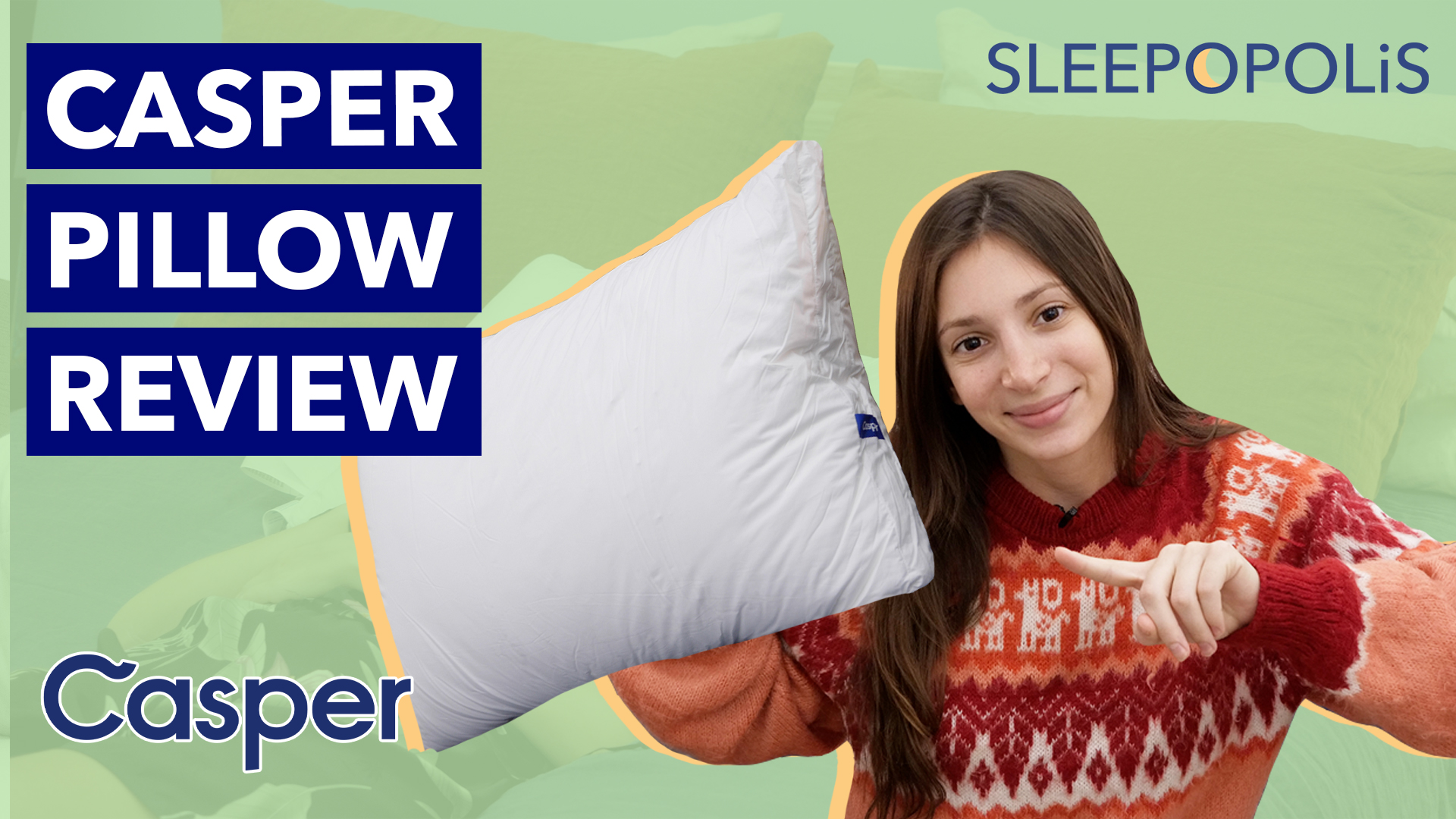 Original Casper Pillow - Soft Pillow for All Positions