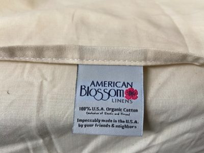 american blossom sheet tag