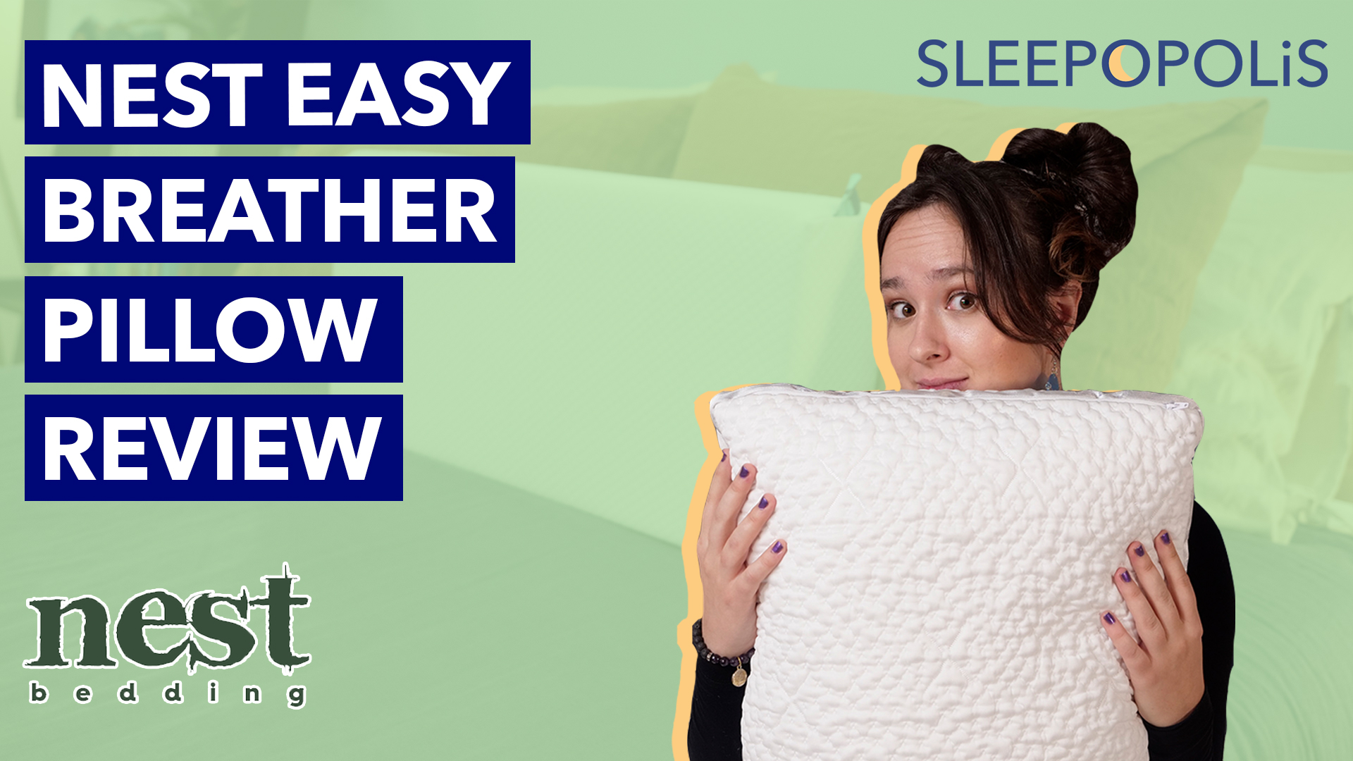 The Easy Breather Pillow  Soft Adjustable Memory Foam Pillow