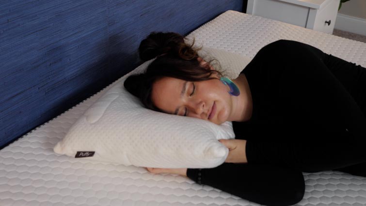 Snuggledown Side Sleeper White Pillow Firm Support Designed for Side Sleepers 