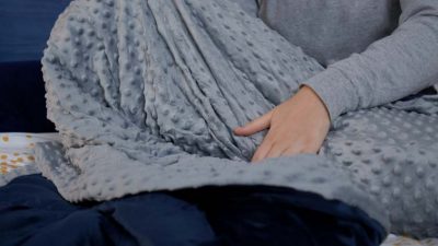 LUXOME Removable Cover Weighted Blanket Review 2024 Sleepopolis