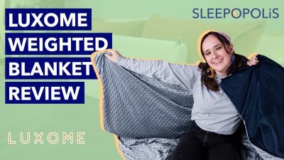 LUXOME Removable Cover Weighted Blanket Review