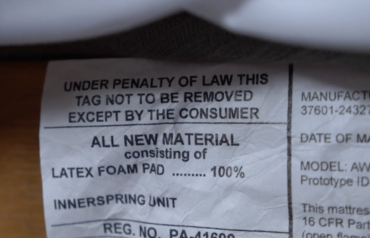 Why is it ‘Illegal’ to Remove a Mattress Tag? Sleepopolis