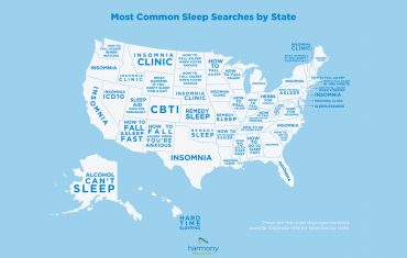 Each State’s Most Searched Sleep Term