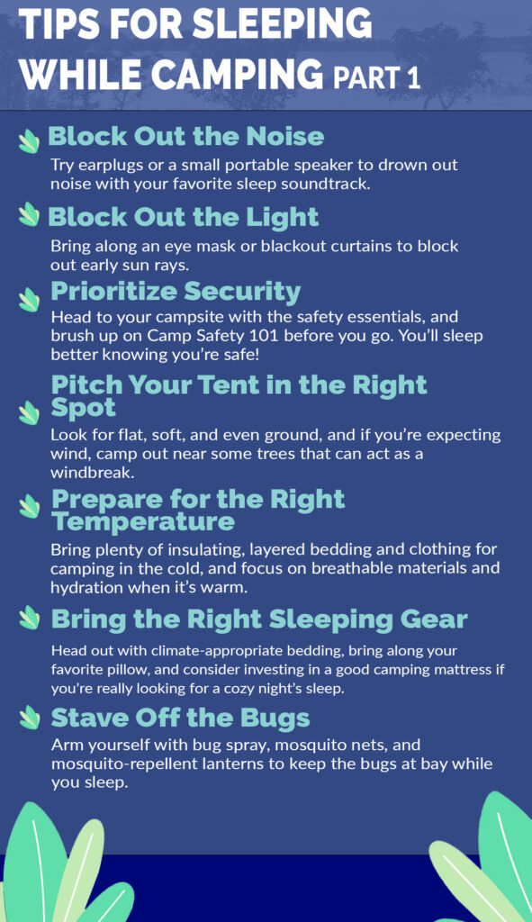 Tips for Sleeping While Camping