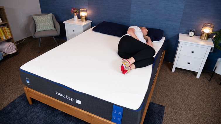 Testing the Nectar Mattress Side Sleeping Position