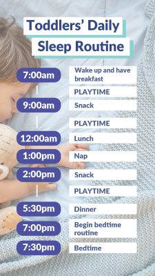 toddler sleep schedule