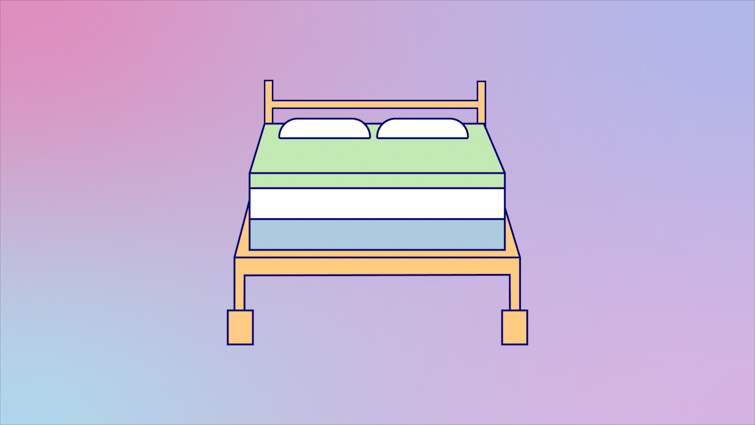 average height of a bed frame