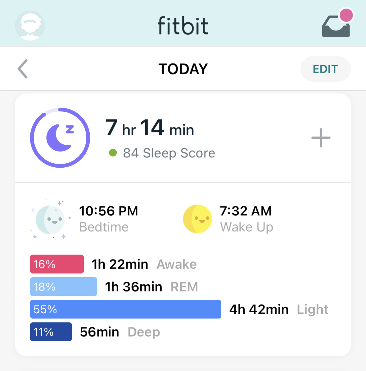 Fitbit discount inspire sleep