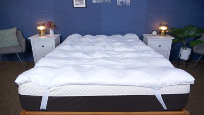 Coop Home Goods Twin Waterproof Mattress Protector Sheet, White