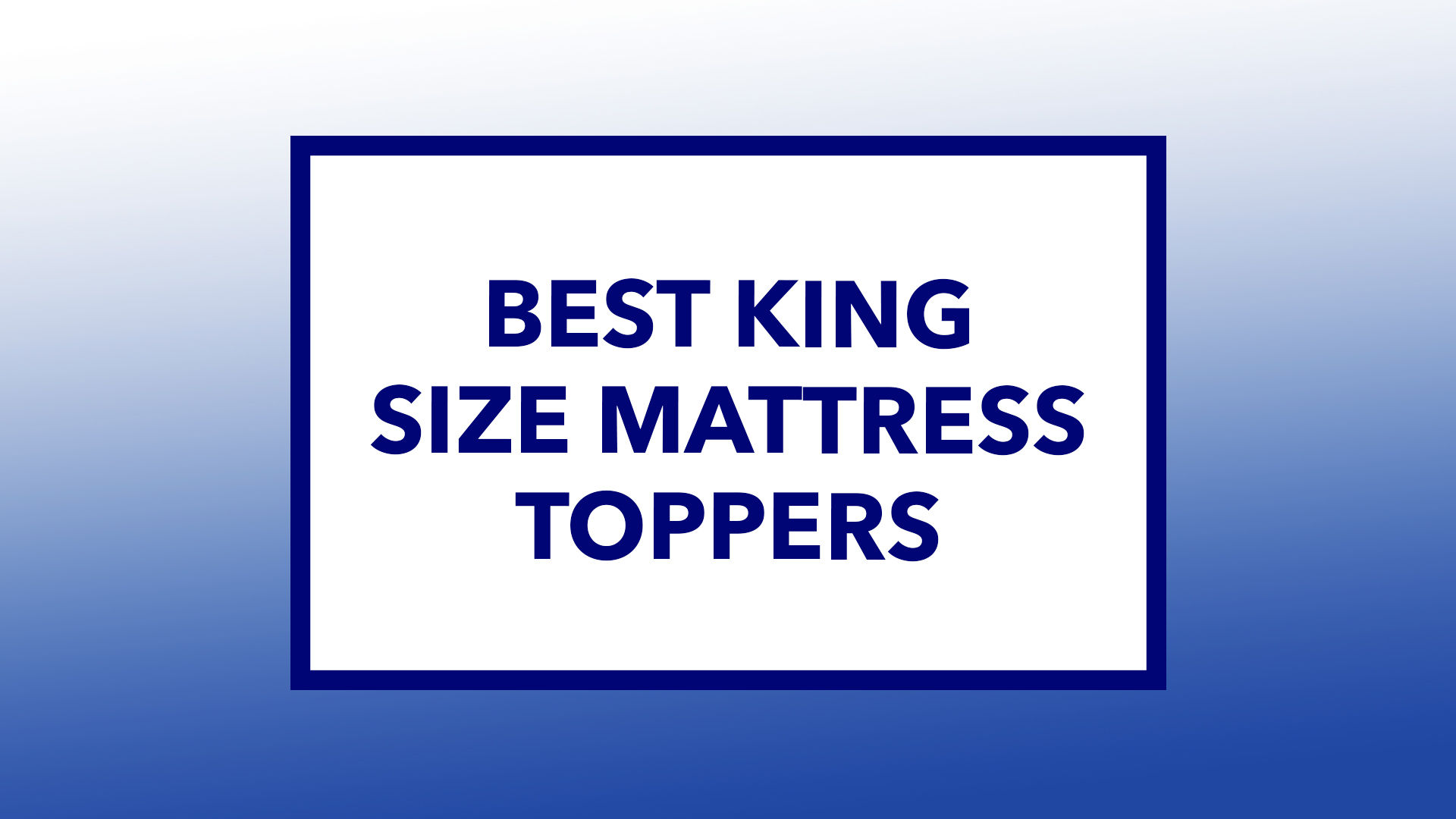 Best King Size Mattress Topper Sleepopolis (2024)