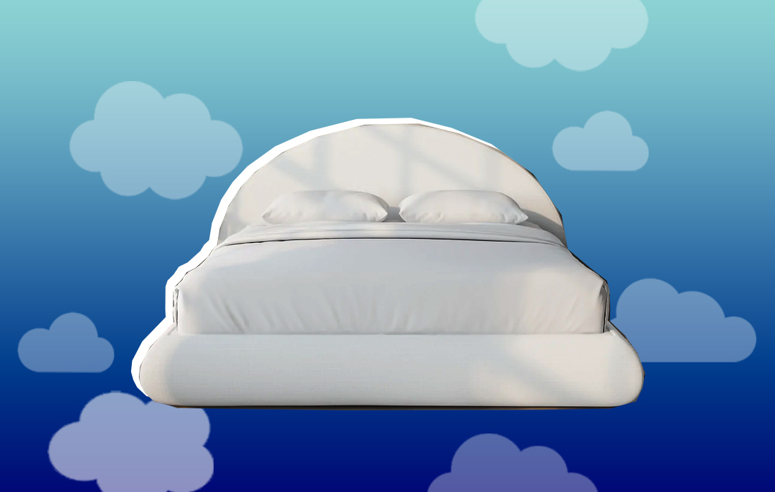 Soft frame deals cloud bed