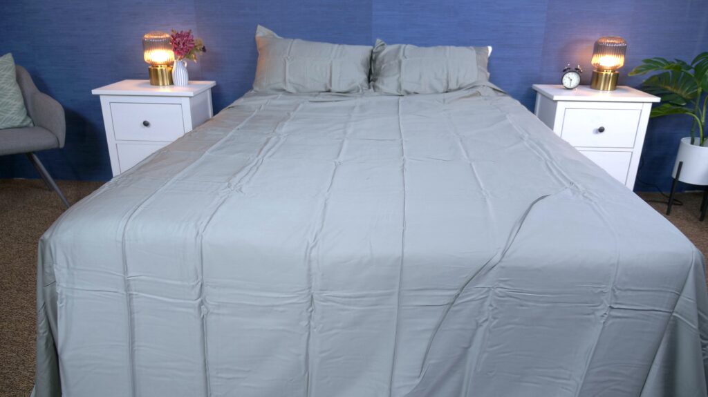 ettitude Signature Sateen Fitted Sheet Ocean / Queen