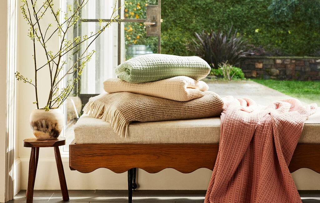 Brooklinen s New Lightweight Throw Blanket Launches Just in Time