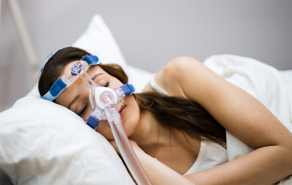 sleeping with sleep apnea