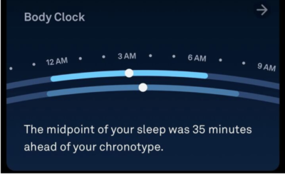 oura ring chronotype