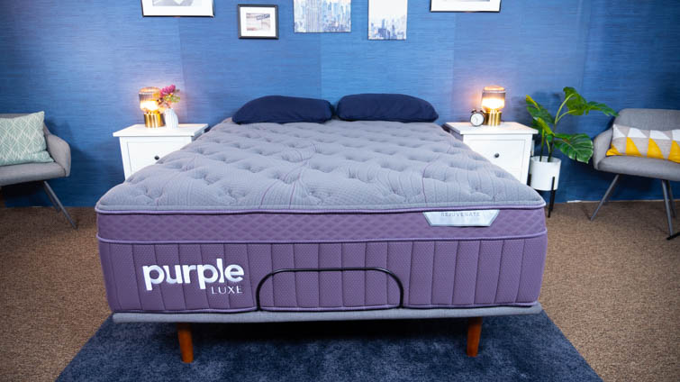 The Purple Rejuvenate Plus in the Sleepopolis studio.